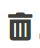 Trash can icon